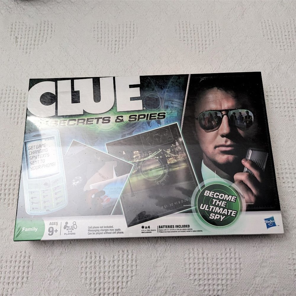 Clue Secrets And Spies Family Board Game